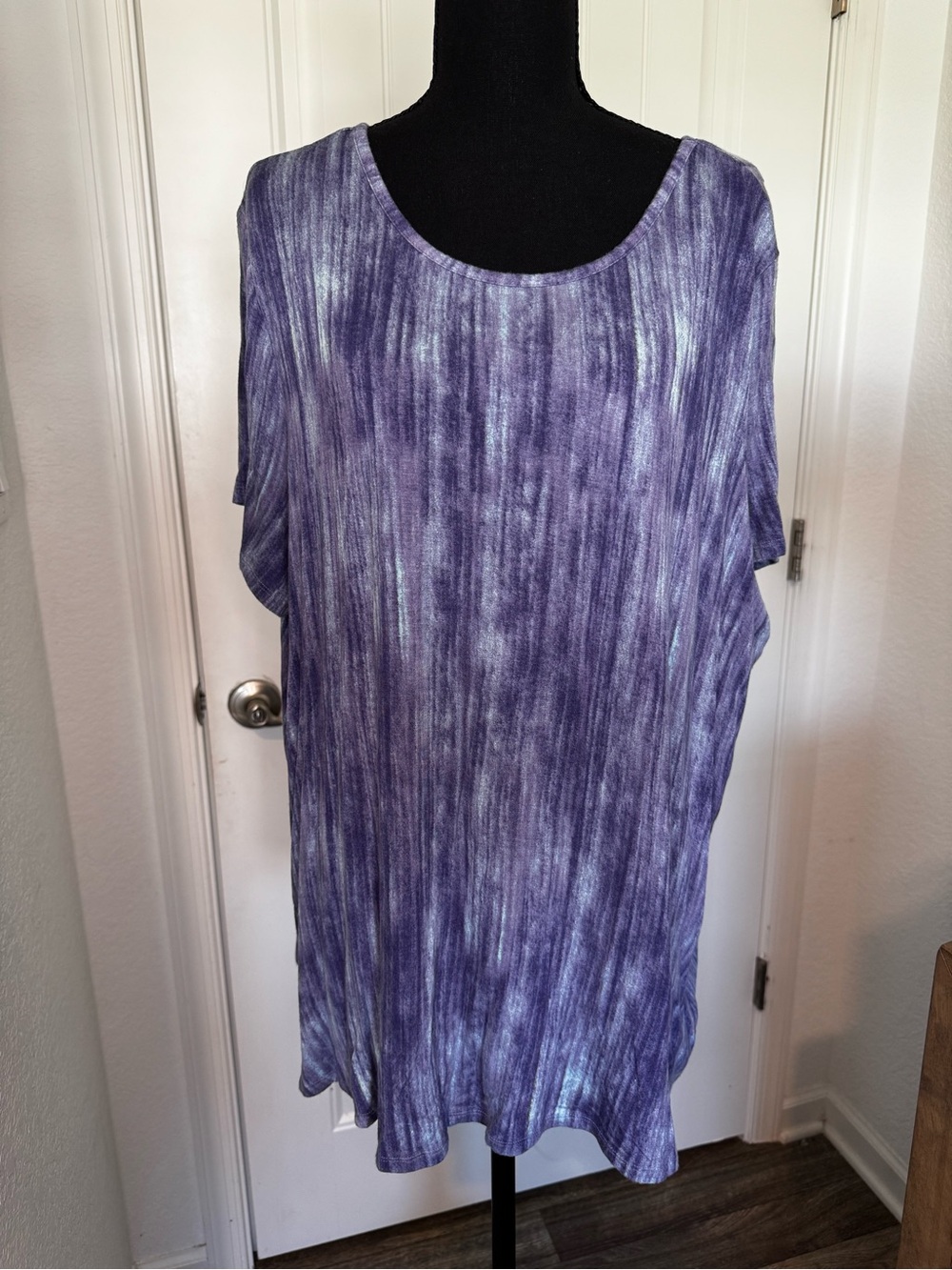 Lisa Rinna Collection Brushstrokes Tunic Top
